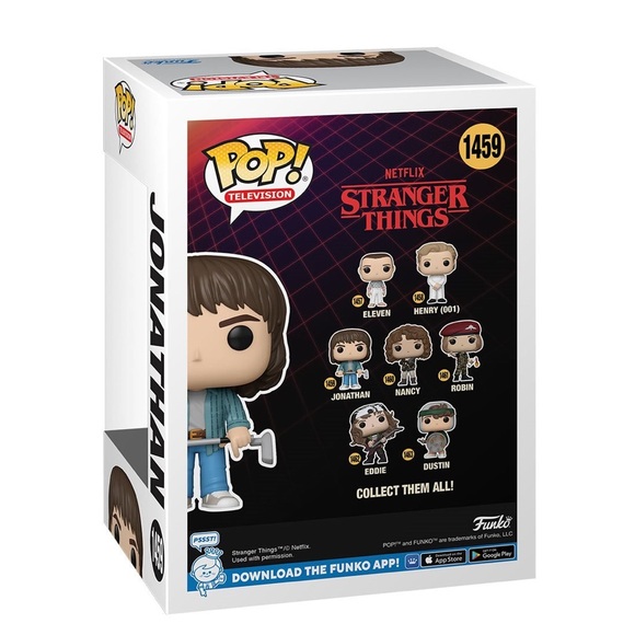 NIB - Stranger Things “Johnathon Season 4” Funko Pop - Picture 2 of 11